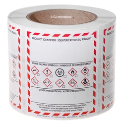 GA International&nbsp;Warning Labels for General Laboratory Use - 