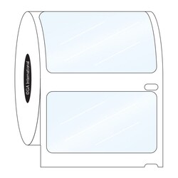 GA International&nbsp;Transparent Dymo-Compatible Deep-Freeze Labels (Patent Pending) 2.25