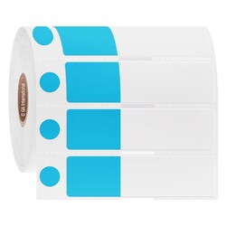 GA International&nbsp;Cryogenic Thermal-Transfer Wrap-Around + Circle Labels 0.375
