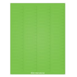 GA International&nbsp;Laser & Inkjet Matte Paper Labels 1.75