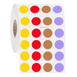 GA International&nbsp;Cryogenic Barcode Labels for Liquid Nitrogen Storage 0.5