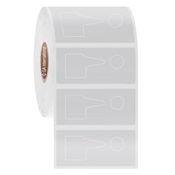 GA International&nbsp;Thermal Transfer Cryo Barcode Labels for 1.5 ml Microcentrifuge Tubes 0.98