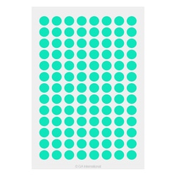 GA International&nbsp;Cryogenic Color Dots for Tops of 0.5 mL & 1.5 mL Microtubes 0.354