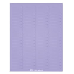 GA International&nbsp;Removable Autoclave-Resistant Labels for Laser Printers 1.75