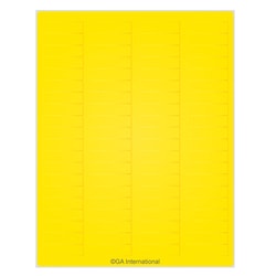 GA International&nbsp;Removable Autoclave-Resistant Labels for Laser Printers 1.75