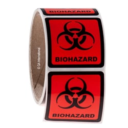 GA International&nbsp;Warning Labels - Biohazard 2