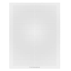 GA International&nbsp;Removable Autoclave-Resistant Labels for Laser Printers 3.5