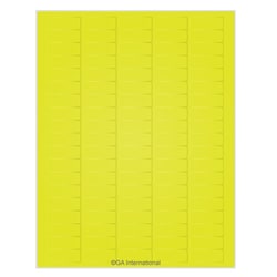 GA International&nbsp;Removable Cryogenic Labels for Laser Printers 1.42