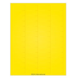 GA International&nbsp;Removable Cryogenic Labels for Laser Printers 1.77