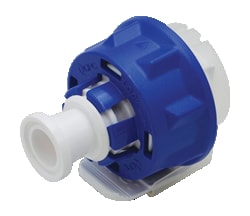 Foxx Life Sciences&nbsp;CPC AseptiQuik C Connector, 3/4” Sanitary Class VI Polycarbonate AseptiQuik Insert - HT, AQC44012HT, 50/PK