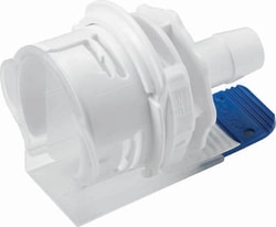 Foxx Life Sciences&nbsp;CPC AseptiQuik C Connector, 1/2” Hose Barb Class VI Polycarbonate Coupling Body, AQC17008, 5/PK