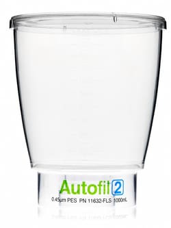 Foxx Life Sciences&nbsp;Autofil 2 Bottle Top Vacuum Filtration unit, Funnel Only, 1000 mL, 0.45 µm PES Membrane, Sterile, 12/CS
