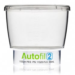 Foxx Life Sciences&nbsp;Autofil 2 Bottle Top Filter, Funnel Only, 500 mL, 0.22 µm PES Membrane, Sterile, 12/CS