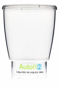 Foxx Life Sciences&nbsp;Autofil 2 Bottle Top Vacuum Filtration unit, Funnel Only, 1000 mL, 0.22 µm PES Membrane, Sterile, 12/CS