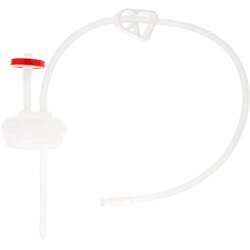 Foxx Life Sciences&nbsp;EZBiopure TR MTO Single-Use (SUT) GL-45 Media Bottle Cap Assembly, 250mL, GL45 VersaCap with Over molded Platinum Cured Silicone Tubing, Vented Port with Dip Tube & Plug, Aseptic Fluid Transfer Assembly, Sterile, 20/CS