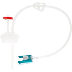 Foxx Life Sciences&nbsp;EZBiopure TR MTO Single-Use (SUT) GL-45 Media Bottle Cap Assembly, 250mL, GL45 VersaCap with Overmolded Platinum Cured Silicone Tubing, Vented Port with Dip Tube & Micro CNX, Aseptic Fluid Transfer Cap, Sterile, 20/CS