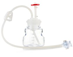Foxx Life Sciences&nbsp;EZBiopure TR Single Use (SUT) Media Bottle Assembly, 250mL, PS, GL45 wide mouth VersaCap with Over molded Platinum Cured Silicone Tubing, Vented Port with Dip tube & CPC MPC, Aseptic Transfer Assembly, Sterile, 10/CS