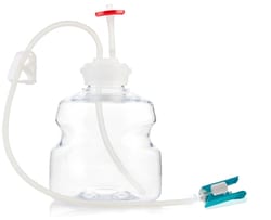 Foxx Life Sciences&nbsp;EZBiopure TR Single Use (SUT) Media Bottle Assembly, 1L, PS, GL-45 wide mouth VersaCap with Over molded Platinum Cured Silicone Tubing, Vented Port with Dip tube & Micro CNX, Aseptic Transfer System, Sterile, 10/CS
