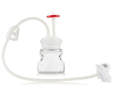 Foxx Life Sciences&nbsp;EZBiopure TR Single Use (SUT) Media Bottle Assembly, 125mL, PETG, GL-45 wide mouth VersaCap with Over molded Platinum Cured Silicone Tubing, Vented Port with Dip Tube & CPC AQS, Aseptic Transfer Assembly, Sterile, 10/CS