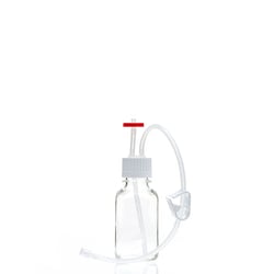 Foxx Life Sciences&nbsp;EZBio MTO Single Use (SUT) Media Bottle Assembly, 250mL, PETG, 38-430 VersaCap with Over molded Platinum-Cured Silicone Tubing, Vented Port with Dip Tube and Luer, Aseptic Transfer System, Sterile, 10/Case