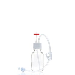 Foxx Life Sciences&nbsp;EZBio MTO Single Use (SUT) Media Bottle Assembly, 250mL, PC, 38-430 VersaCap with Overmolded Platinum-Cured Silicone Tubing, Vented Port with Diptube and CPC MPC, Closed System Transfer System, Sterile, 10/Case
