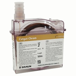Med Vet International&nbsp;Braun Catgut 50m Cassette Suture, Size2, J0091C2