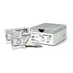 Med Vet International&nbsp;Monoplus DS24-2/0 Suture w/ Needle, 12/Pack, JG24990