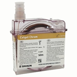 Med Vet International&nbsp;Braun Catgut 50m Cassette Suture, Size 1, J0091C1