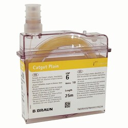 Med Vet International&nbsp;Catgut Cassette Non Chromic 6p USP 25m(82')L, J0091C06P