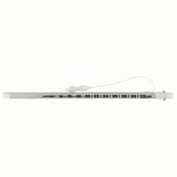Med Vet International&nbsp;Silicone 10mm Endotracheal Tube with Wire Reinforcement, J0629J