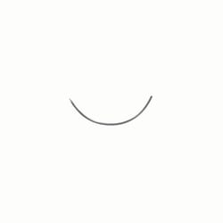 Med Vet International&nbsp;Taper Suture Needle, 3/8 Circle, Size 10, 33mm, J6017010, 12 Count