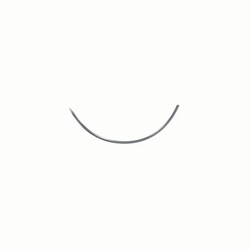 Med Vet International&nbsp;Taper Suture Needle, 3/8 Circle, Size 8, 39mm, J6017008, 12 Count