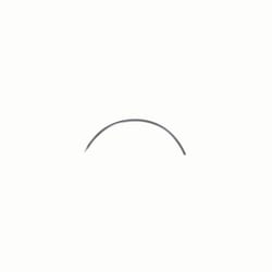 Med Vet International&nbsp;Taper Suture Needle, 1/2 Circle, Size 10, J6037010, 12/Pack