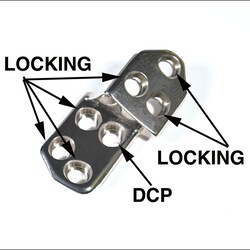 Med Vet International&nbsp;3.5 TPO/DPO Locking Plate 30 Left, J1211LB