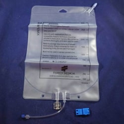 Med Vet International&nbsp;Collapsible Empty IV Bag, J1402A, 3000mL, Each