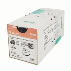 Med Vet International&nbsp;Monosyn, DS19-4/0, 45CM, JG22504, 12 Count