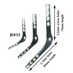 Med Vet International&nbsp;Pantarsal Arthrodesis Plate, right, 2.7 / 3.5mm