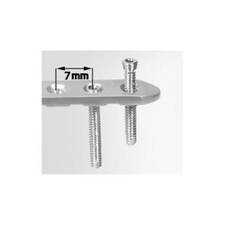 Med Vet International&nbsp;Stacked Locking Hole Plate 2.4mm 13 hole 94mm Long, J1221I