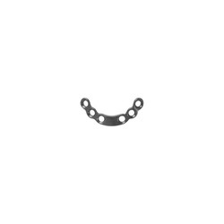 Med Vet International&nbsp;Acetabular 6-Hole Bone Plate, XL, Use 3.5 mm Screws (not included)