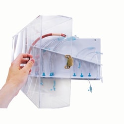 Med Vet International&nbsp;Endotracheal Tube Rack, Clear Cover, 13.5