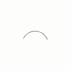 Med Vet International&nbsp;Reverse Suture Needle, 3/8 Circle, Size 10, J7011010, 12/Pack