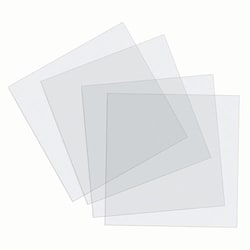 Med Vet International&nbsp;Plastic Coverslips, J0336P, 100 Pack