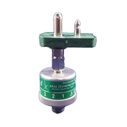Med Vet International&nbsp;Chemtron Ceiling Drop Dial Flowmeter, J0534ECC, Each
