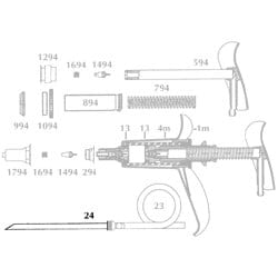 Med Vet International&nbsp;Jorvet 4-3/4in. Filler Needle, for 5cc Vetamatic syringe, J0053VD24A