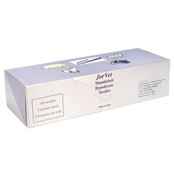 Med Vet International&nbsp;Jorvet Thunderbolt Hypodermic Needle, 14g x 1.5in, J0958, 100/Box