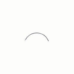 Med Vet International&nbsp;Reverse Suture Needle, 3/8 Circle, Size 11, J7011011, 12/Pack