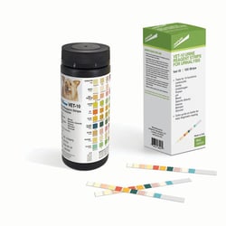Med Vet International&nbsp;Vet-10 Urine Reagent Strips, J0630X, 100 Pack