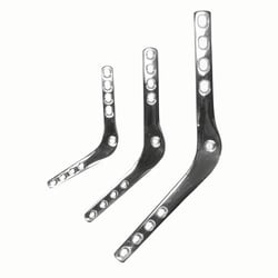 Med Vet International&nbsp;Pantarsal Arthrodesis Plate, Right, 2.7 / 3.5mm, J0433, Each