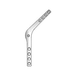 Med Vet International&nbsp;Pantarsal Arthrodesis Plate, Left, 2.7 / 3.5mm, J0433A, Each