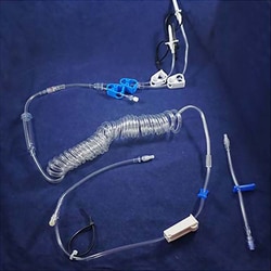 Med Vet International&nbsp;Large Bore IV Administration Set w/ Coiled Tubing, J0400LN, Each